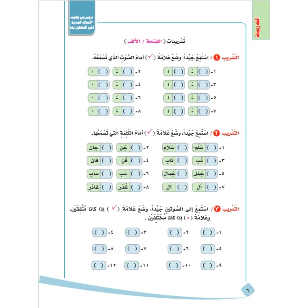 Arabic for all - Lessons in Teaching Arabic Phonetics to non-native speakers - soennahboeken.nl - Arabisch leren lezen spreken schrijven